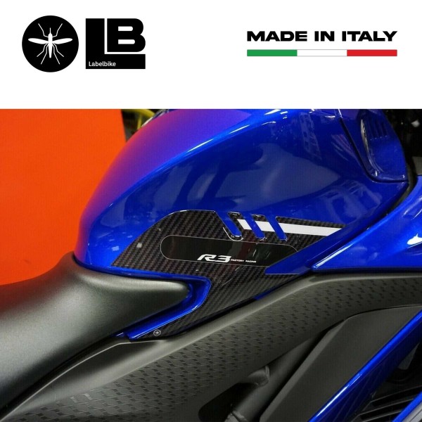 3D Gel Stickers Kit Motorcycle Tank Protectors compatible Yamaha YZF R3 2019-2025