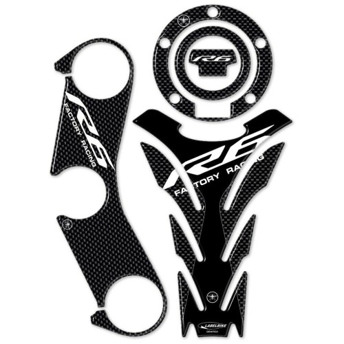                             3D CARBON LOOK COMPATIBLE GEL ADHESIVE KIT για YAMAHA YZF R6 2017-2020 MOTORCYCLE
                          