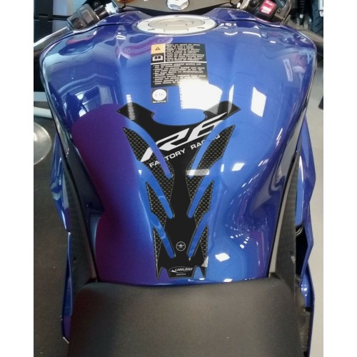 3D CARBON LOOK COMPATIBLE GEL ADHESIVE KIT für YAMAHA YZF R6 2017-2020 MOTORRAD 2