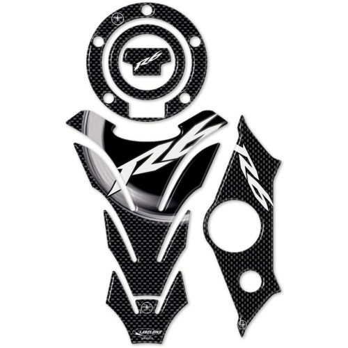 3D-Gel-Aufkleber-Kit für YAMAHA YZF R6 2003 - 2004 Carbon-Look Motorräder