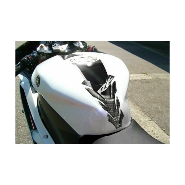 Κιτ αυτοκόλλητων 3D τζελ για μοτοσικλέτες YAMAHA YZF R6 2003 - 2004 με εμφάνιση άνθρακα