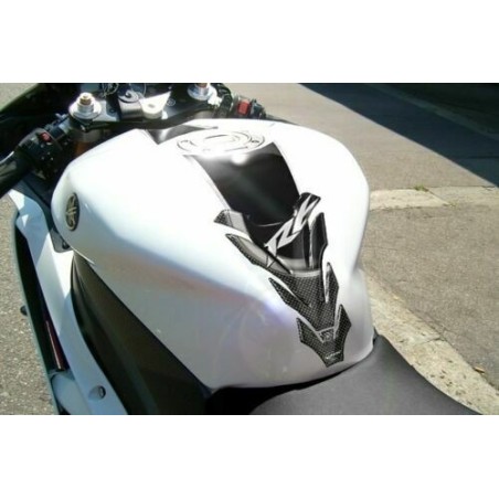 Kit d'autocollants 3D en gel pour motos YAMAHA YZF R6 2003 - 2004 carbon look