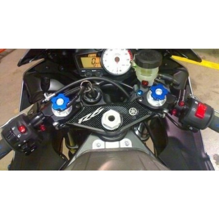 Kit d'autocollants 3D en gel pour motos YAMAHA YZF R6 2003 - 2004 carbon look