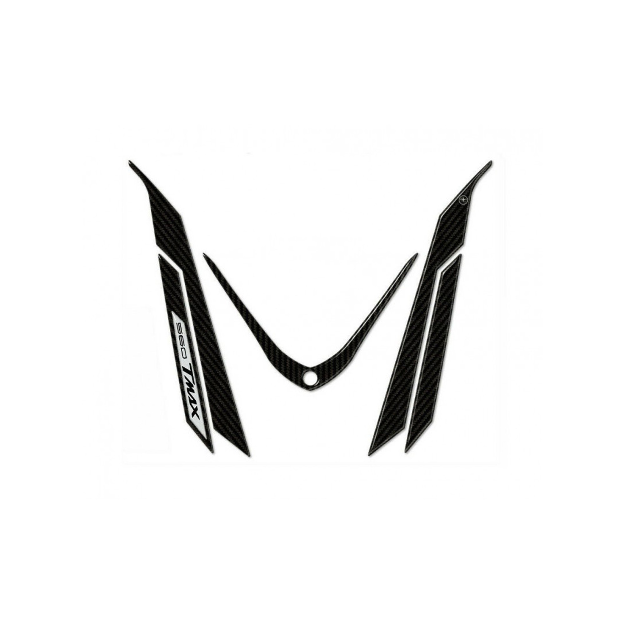 Adesivi Per Yamaha T-Max 560 - Scritte Blu Metal, Resinati E Resistenti - Foto 3