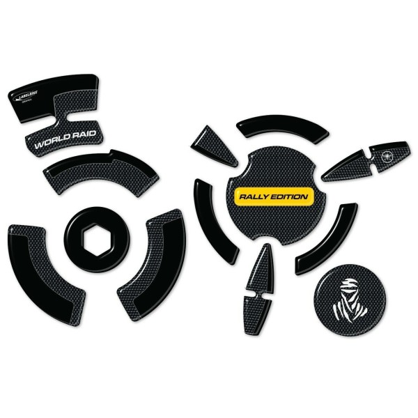 3D Gel Aufkleber Kit Motorrad Kurbelgehäuse Protektoren kompatibel Yamaha Tenere 700 Rally