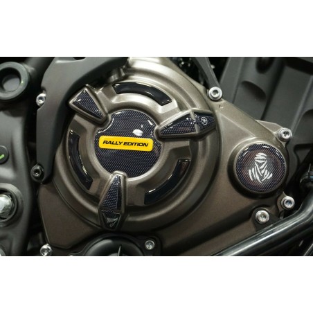 Kit d'autocollants 3D en gel protecteurs de carter moto compatibles Yamaha Tenere 700 Rallye