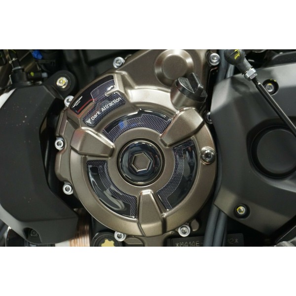 Kit d'autocollants 3D en gel protecteurs latéraux de carter de moto compatibles Yamaha MT-07