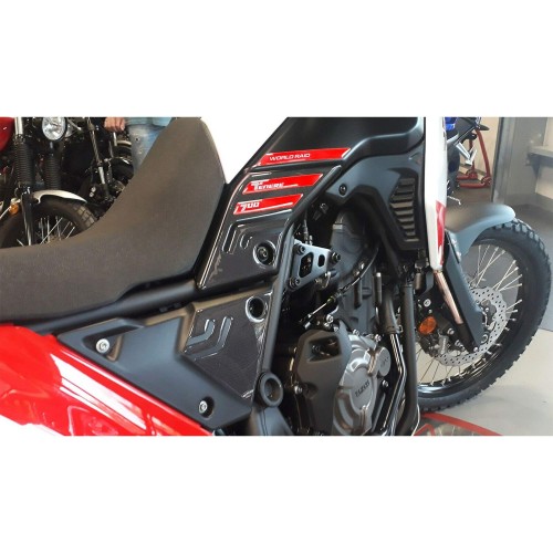 Kit Pegatinas Gel 3D Protectores Laterales Bicicleta Compatible con Yamaha Tenere 700
