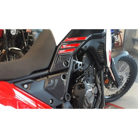 Kit Pegatinas Gel 3D Protectores Laterales Bicicleta Compatible con Yamaha Tenere 700