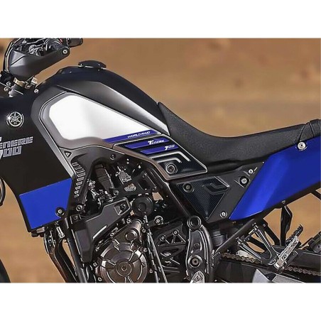 Kit Pegatinas Gel 3D Protectores Laterales Bicicleta Compatible con Yamaha Tenere 700