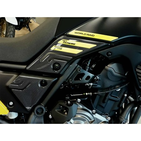 Kit Pegatinas Gel 3D Protectores Laterales Bicicleta Compatible con Yamaha Tenere 700