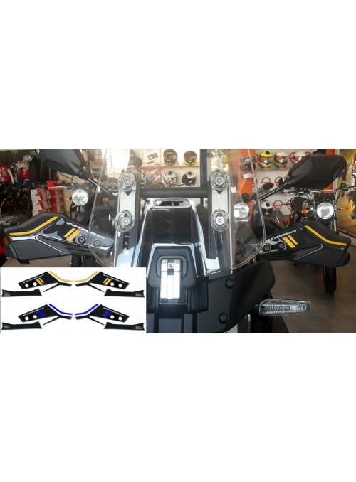 KIT ADESIVI IN GEL 3D PROTEZIONI PARAMANI MOTO compatibili SUZUKI V-STROM 1050