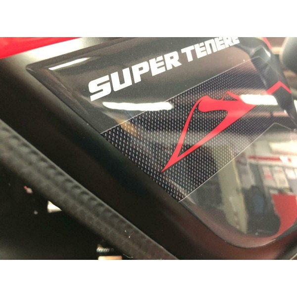 KIT 3D MOTO GEL PROTECTOR ADHESIVOS compatible YAMAHA SUPER TENERE rojo