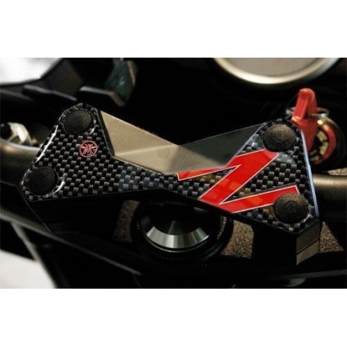 3D GEL ADHESIVE KIT Z750 Z1000 kompatibel für MOTORRAD KAWASAKI Z 750-1000 ROT 2