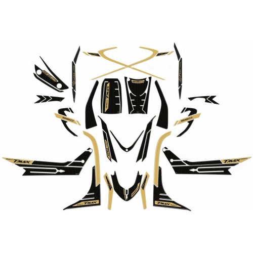                             3D RESIN ADHESIVE KIT συμβατό με YAMAHA Tmax 560 2020-2021 CARBON LOOK-GOLD
                          