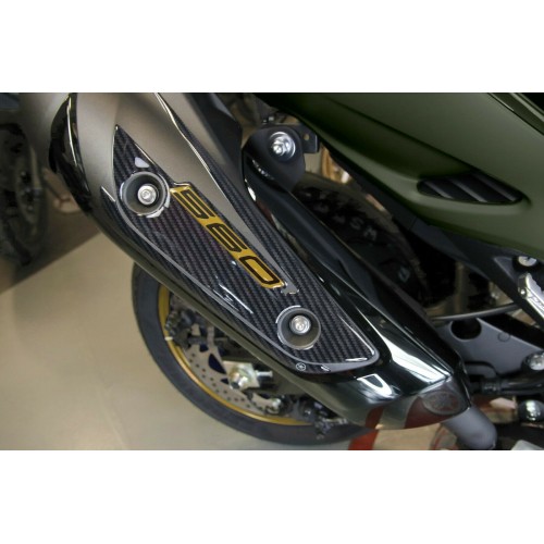 3D RESIN ADHESIVE KIT kompatibel YAMAHA Tmax 560 2020-2021 CARBON LOOK-GOLD 2