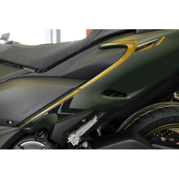 3D RESIN ADHESIVE KIT compatible YAMAHA Tmax 560 2020-2021 CARBON LOOK-GOLD
