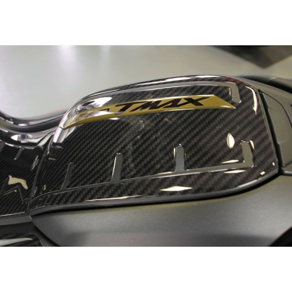 KIT ADHESIF 3D RESINE compatible YAMAHA Tmax 560 2020-2021 CARBON LOOK-GOLD