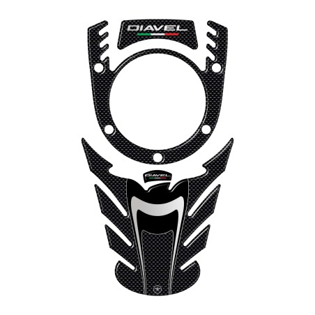 KIT 3D RESINE ADHESIVE POUR PROTECTION DU RESERVOIR compatible avec DUCATI DIAVEL MOTORBIKE