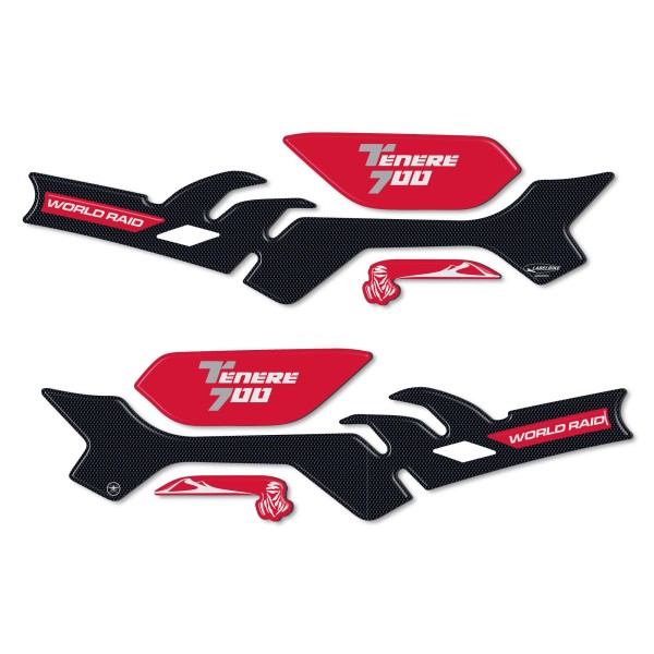 Kit de pegatinas de resina 3D guardamanos moto compatible Yamaha Tenere 700