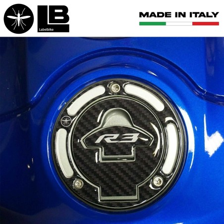 Kit d'autocollants 3D en résine Protecteurs pour moto compatible Yamaha YZF R3 2019-2025