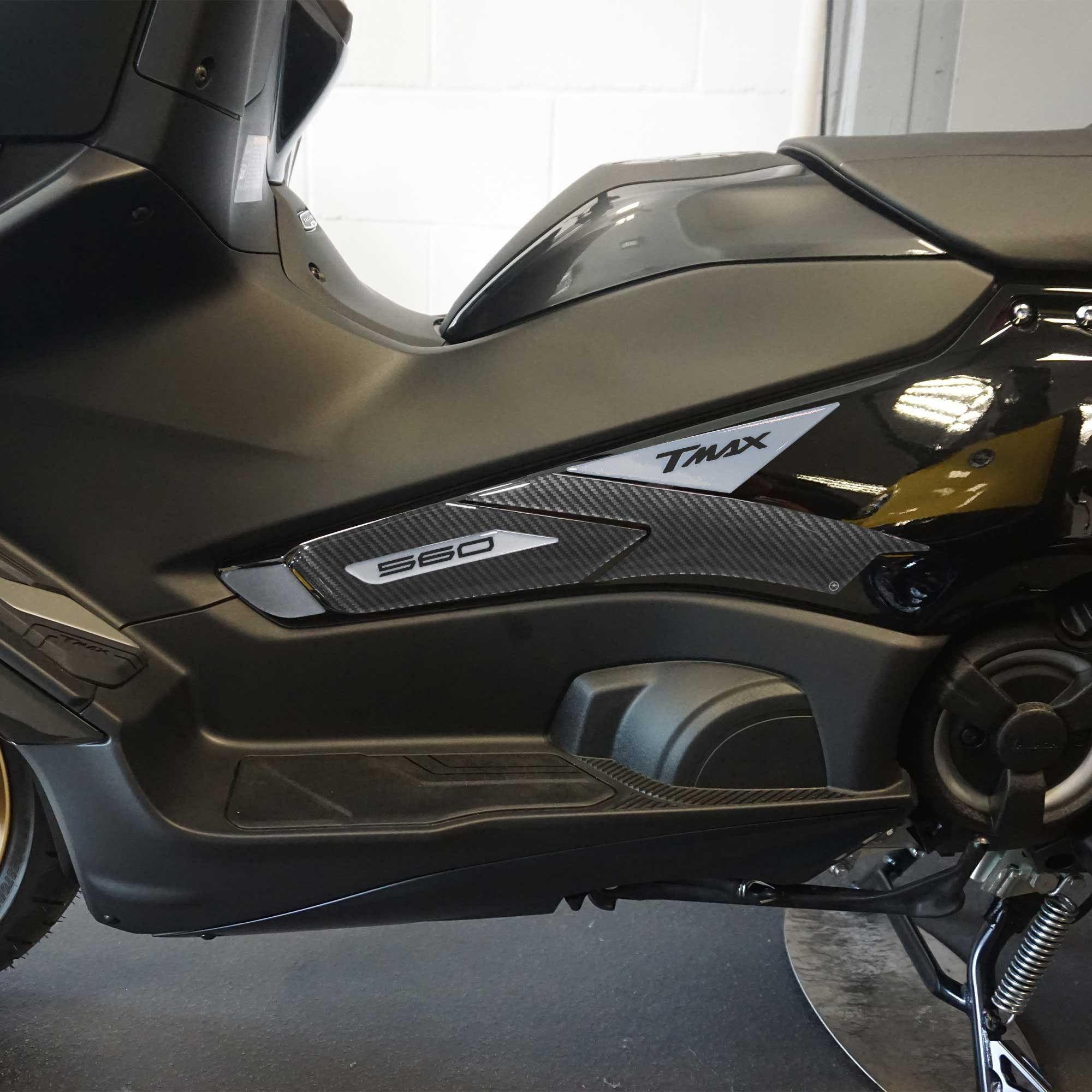 Kit adesivi in resina gel 3D per boomerang compatibili con Yamaha Tmax 2022- 2023