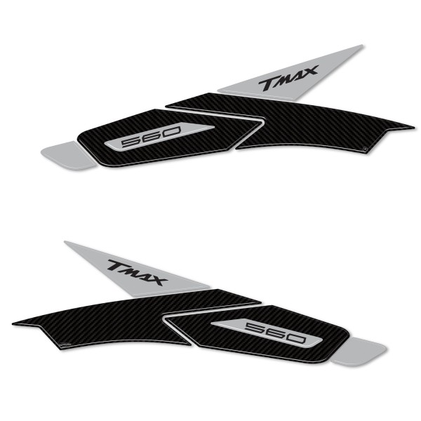 Kit de pegatinas 3D de resina de gel para boomerangs compatibles con Yamaha Tmax 2022-2025