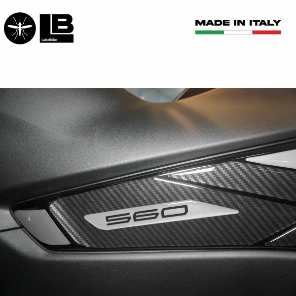 3D gel resin sticker kit for boomerangs compatible with Yamaha Tmax 2022-2025