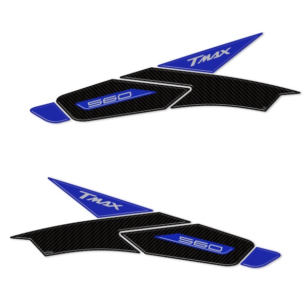 Kit d'autocollants en résine gel 3D pour boomerangs compatibles avec Yamaha Tmax 2022-2025