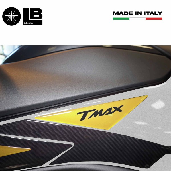 3D gel resin sticker kit for boomerangs compatible with Yamaha Tmax 2022-2025