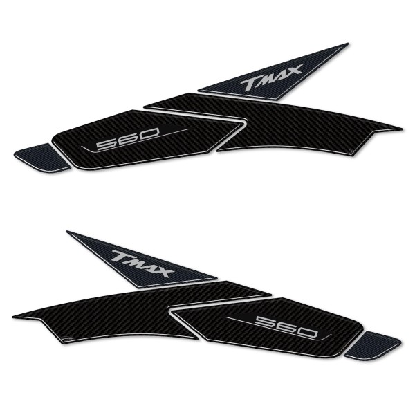 3D gel resin sticker kit for boomerangs compatible with Yamaha Tmax 2022-2025