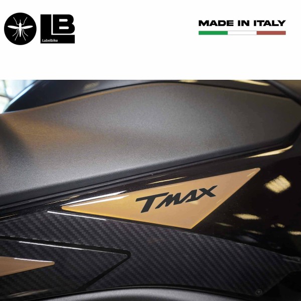 3D gel resin sticker kit for boomerangs compatible with Yamaha Tmax 2022-2025