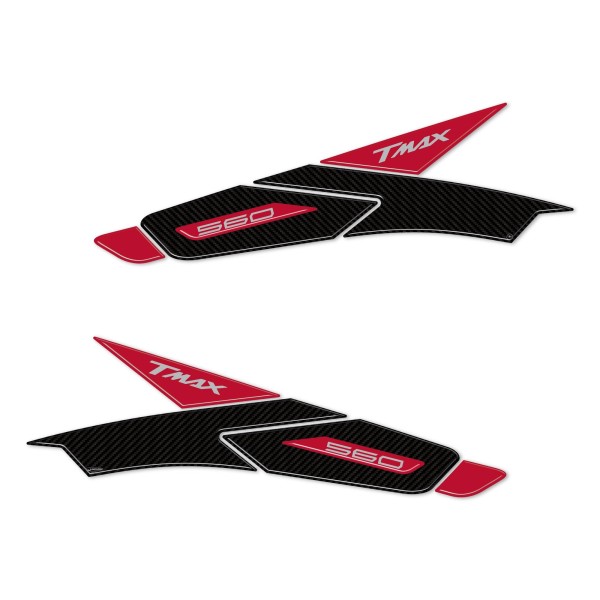 3D gel resin sticker kit for boomerangs compatible with Yamaha Tmax 2022-2025
