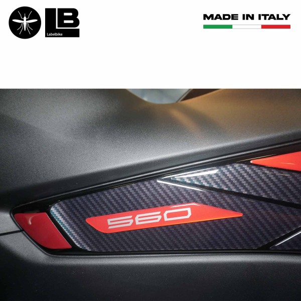 Kit d'autocollants en résine gel 3D pour boomerangs compatibles avec Yamaha Tmax 2022-2025