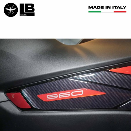 3D gel resin sticker kit for boomerangs compatible with Yamaha Tmax 2022-2025