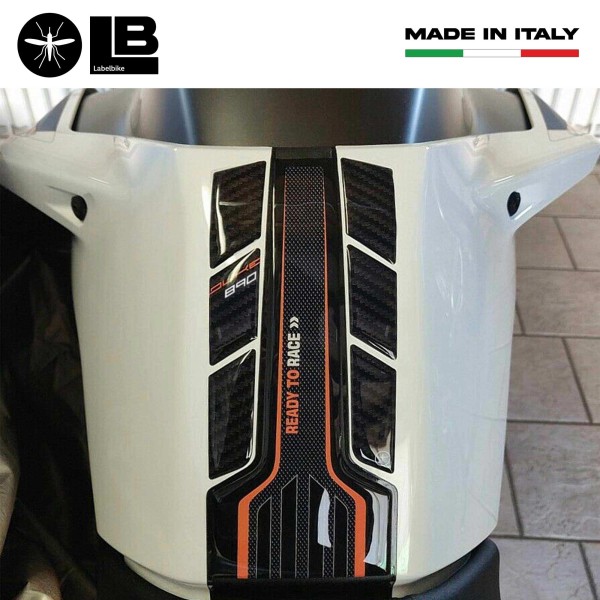 Kit adhesivos protectores depósito resina 3D para moto compatible con KTM 890 Duke