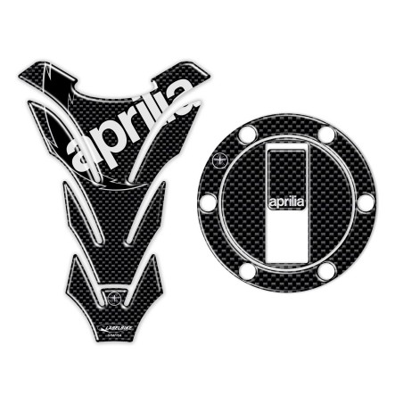 CARBON 3D RESIN CARBON TANK ΠΡΟΣΤΑΣΙΑΣ ADHESIVE/STICKERS KIT για APRILIA MOTORCYCLE