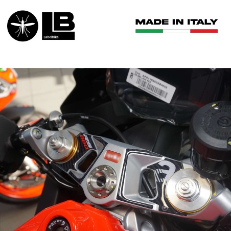 Kit complet d'autocollants 3D pour motos compatible avec Aprilia RS 660 jaune 2020-25