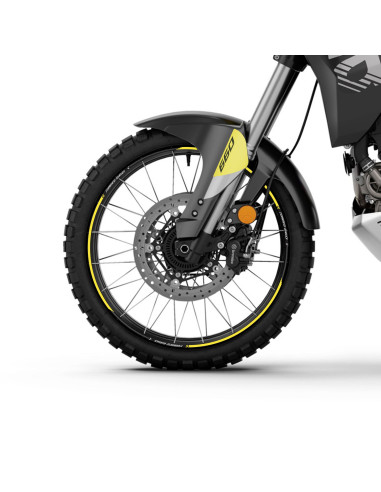 Kit completo de adhesivos 3D para motos compatibles con Aprilia Tuareg 660 amarillo 2022