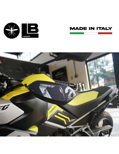 Kompletter 3D Aufklebersatz für Motorräder kompatibel mit Aprilia Tuareg 660 gelb 2022