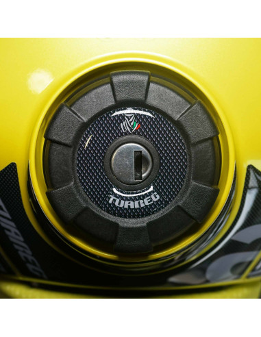 Kit complet d'autocollants 3D pour motos compatibles avec Aprilia Tuareg 660 jaune 2022