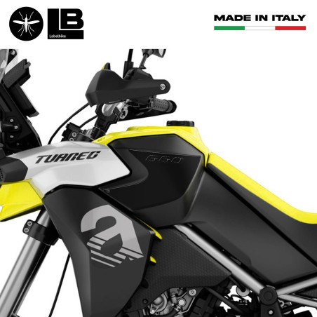 Kompletter 3D Aufklebersatz für Motorräder kompatibel mit Aprilia Tuareg 660 gelb 2022