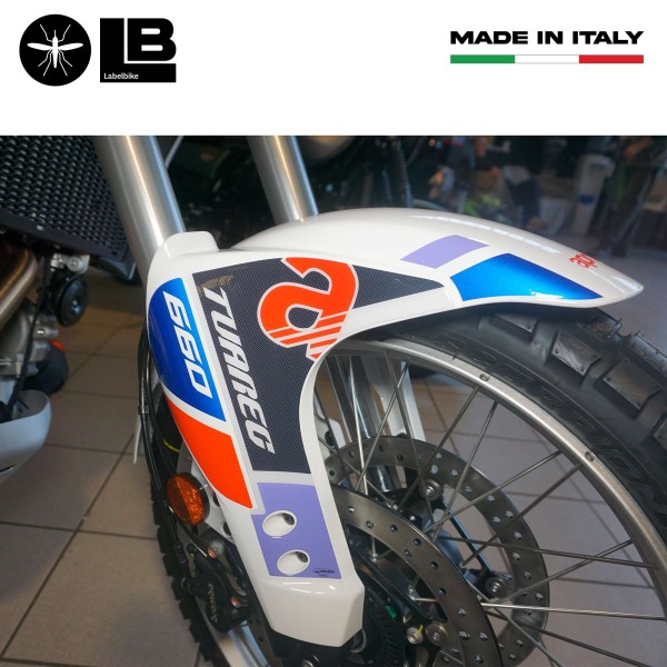 Kompletter 3D-Motorradaufkleber-Satz für Aprilia Tuareg 660 Indigo 2022