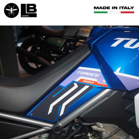 Kompletter 3D-Motorradaufkleber-Satz für Aprilia Tuareg 660 Indigo 2022