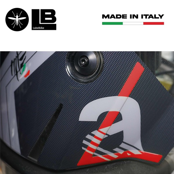 Complete 3D sticker kit for motorbikes compatible with Aprilia Tuareg 660 red 2022