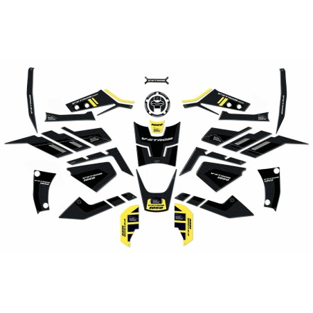ΚΙΤ ΠΛΉΡΕΣ 3D ΚΌΛΛΕΣ ΓΙΑ MOTO ΣΥΜΒΑΤΌ SUZUKI V-STROM 1050 - ΚΊΤΡΙΝΟ