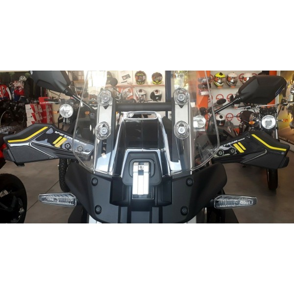 KIT COMPLET ADHÉSIFS 3D POUR MOTO COMPATIBLE SUZUKI V-STROM 1050 - JAUNE