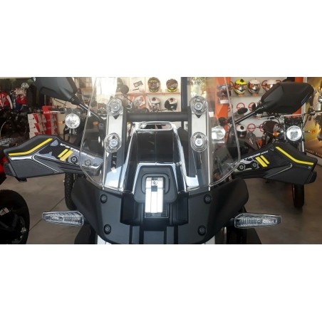 KIT COMPLET ADHÉSIFS 3D POUR MOTO COMPATIBLE SUZUKI V-STROM 1050 - JAUNE