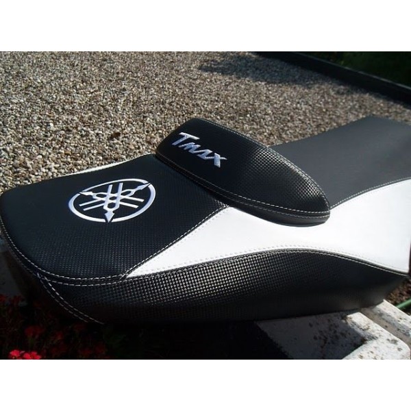 KIT DE HOUSSE DE SIÈGE BLANC WHITEMAX YAMAHA TMAX T MAX 500 MOTO SEAT COVER