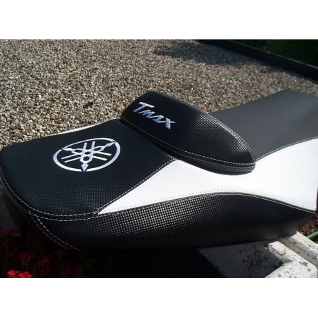 WEISSER SITZ SITZBEZUG KIT WHITEMAX YAMAHA TMAX T MAX 500 MOTO SITZBEZUG